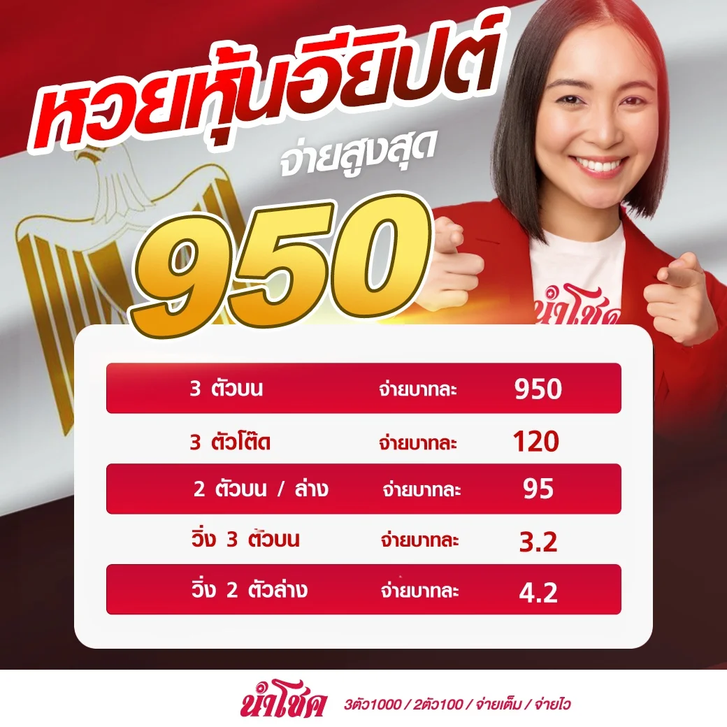 หวยหุ้นอียิปต์ by นําโชค หวย