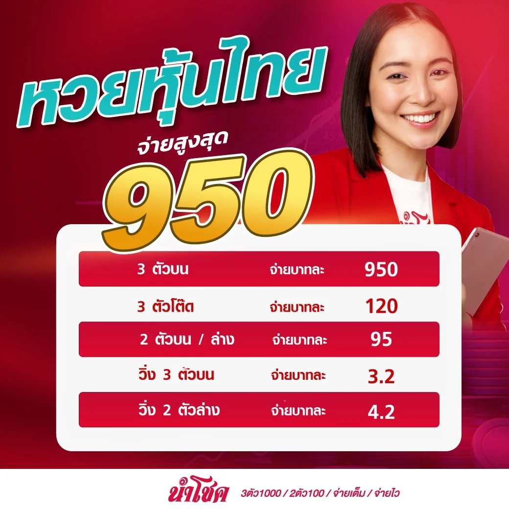 หวยหุ้นไทย by นําโชค หวย